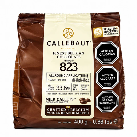 Chocolate con Leche Callebaut 400 g