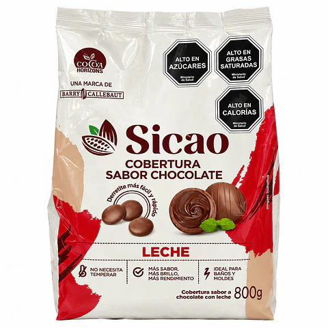 Chocolate con Leche Sicao 800 g