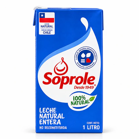 Leche entera 1L Soprole