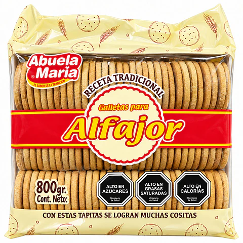 Galleta Alfajor Abuela María 800G
