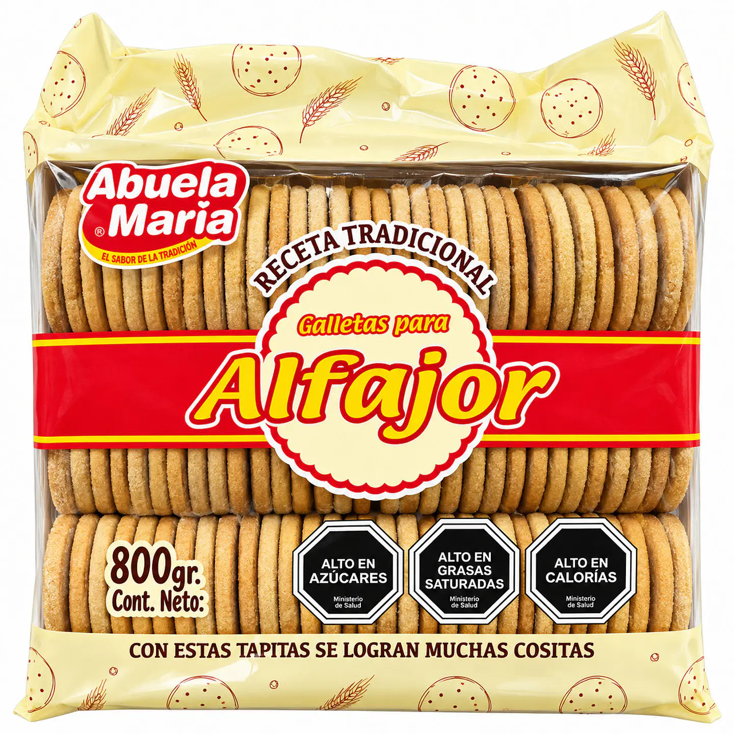 Galleta Alfajor Abuela María 800G 1