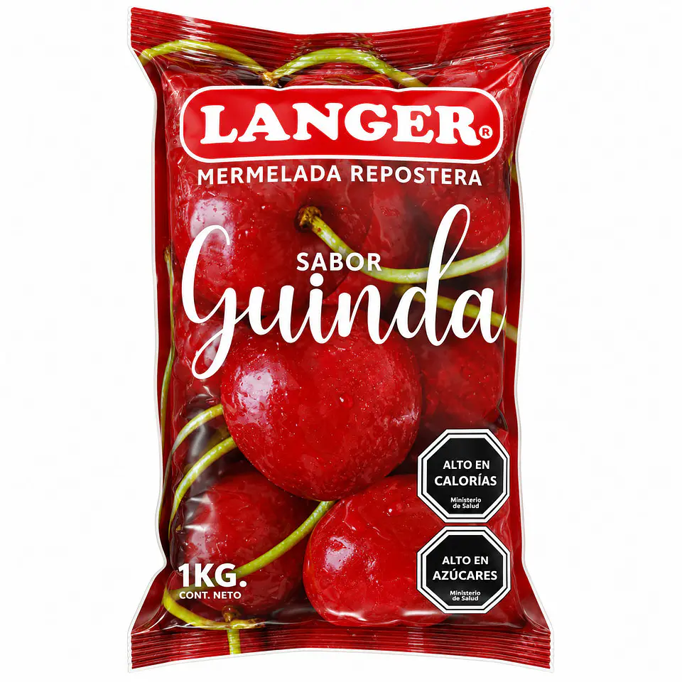 Mermelada Guinda Langer K 1