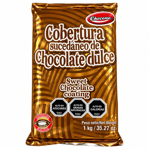 Cobertura de Chocolate Dulce Chocono 1 kg