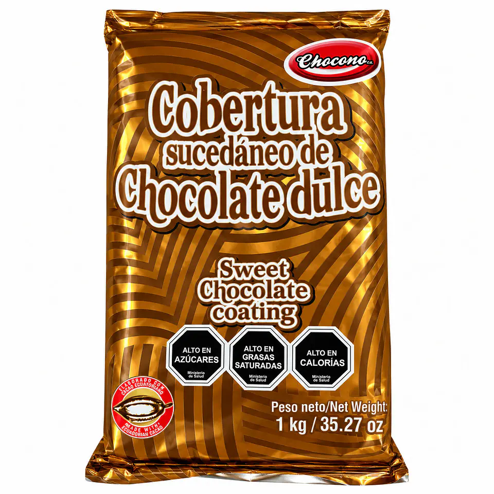 Cobertura de Chocolate Dulce Chocono 1 kg 1