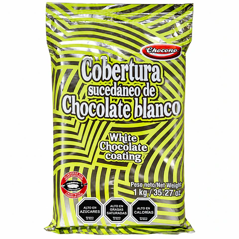 Cobertura de Chocolate Blanco Chocono 1 kg