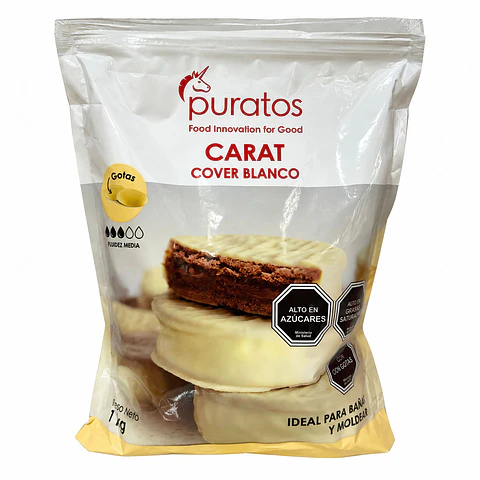 Cobertura de Chocolate Blanco Puratos Carat Cover 1 kg