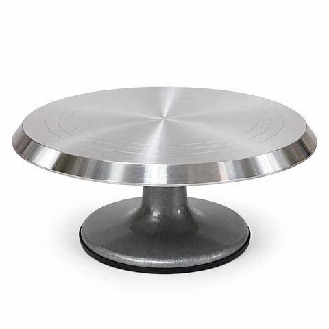 Base giratorio para pastel Metal