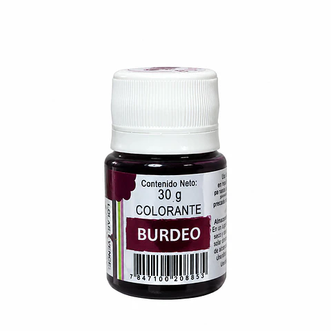 Colorante Burdeo 30 g