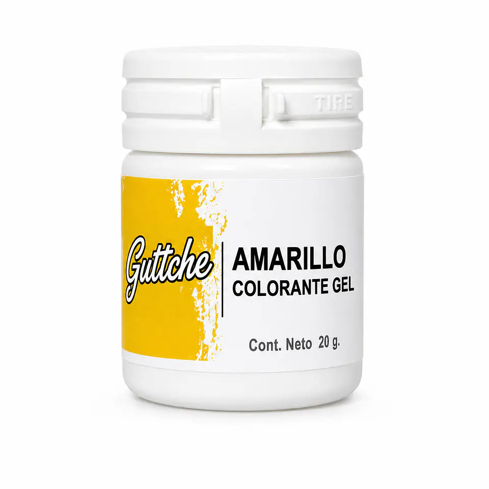 Colorante Amarillo en Gel Guttche 20 g 1