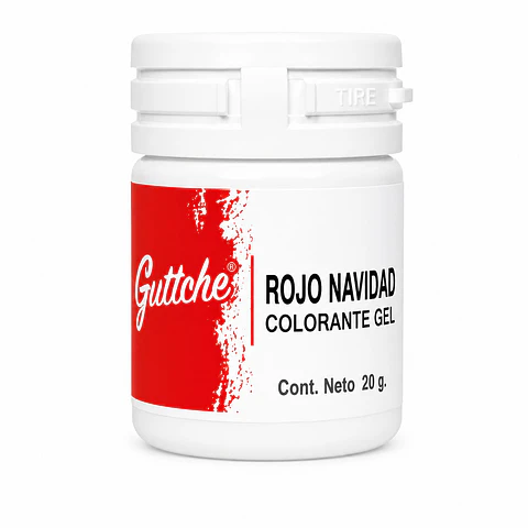 Colorante en Gel Guttche Rojo Navidad 20 g
