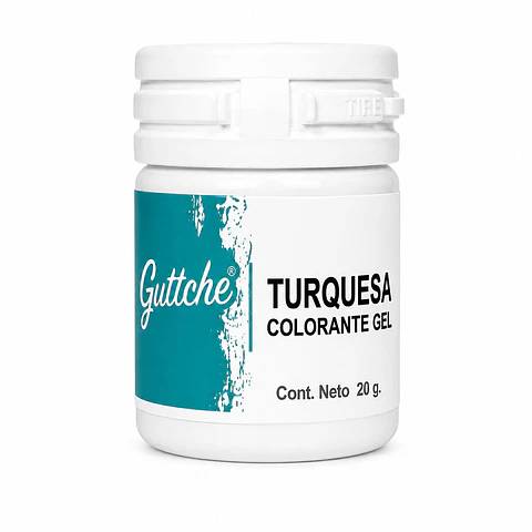 Colorante en Gel Guttche Turquesa 20 g