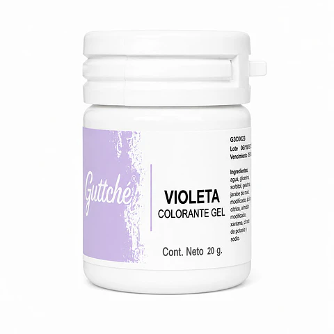 Colorante en Gel Guttche Violeta 20 g