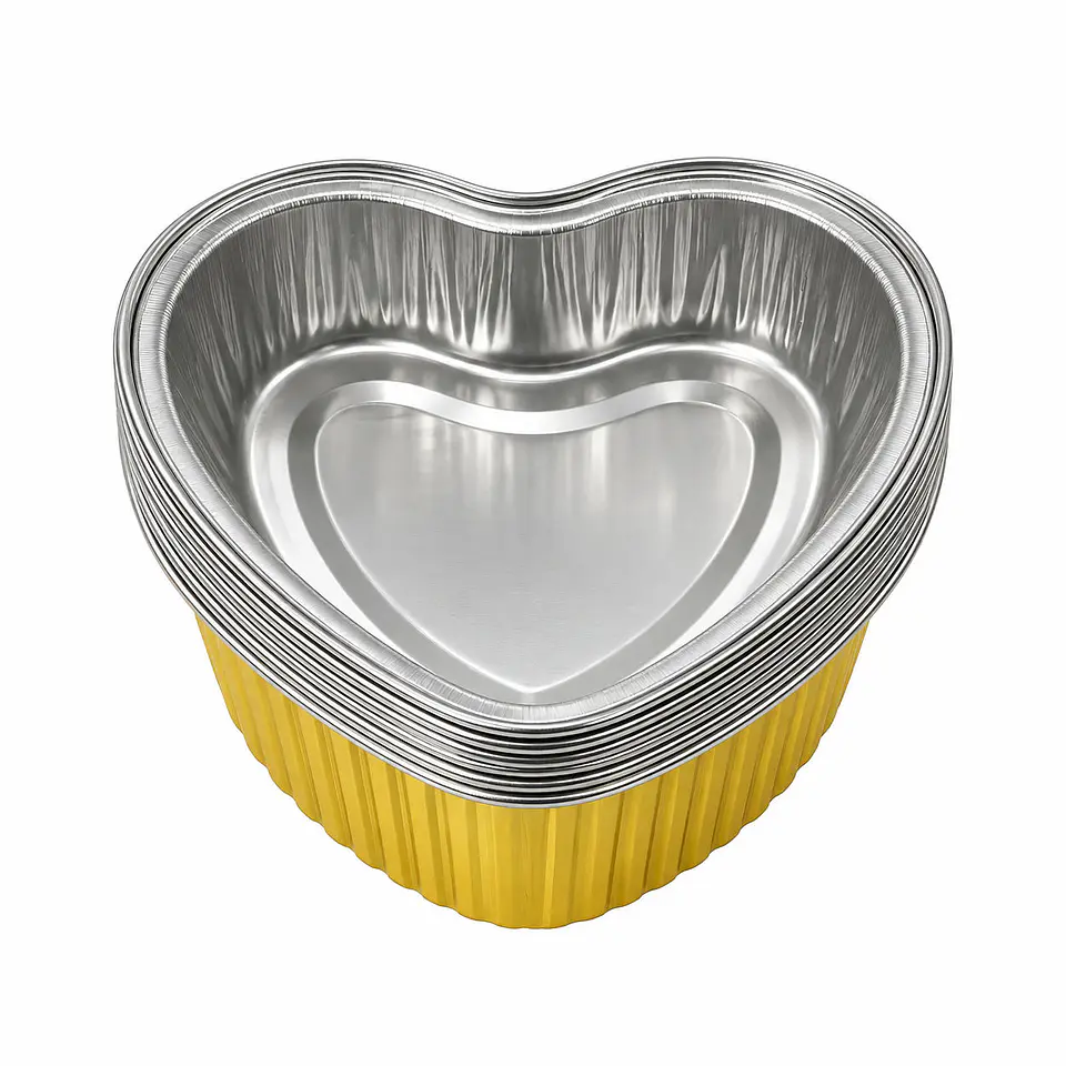 Cápsulas de pastel corazon 6 pcs 1