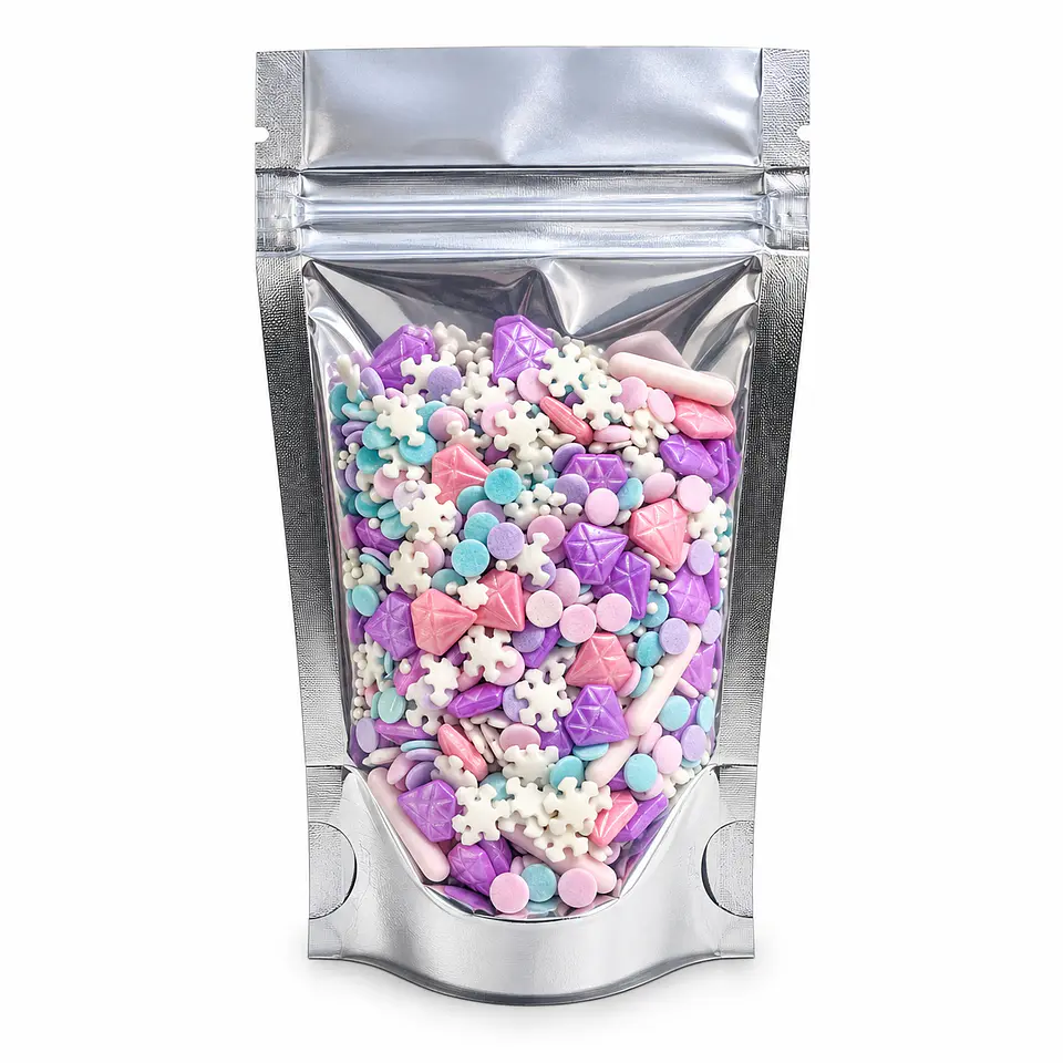 Sprinkles Mix Pastel Fantasía con Figuras y Diamantes 80g 1