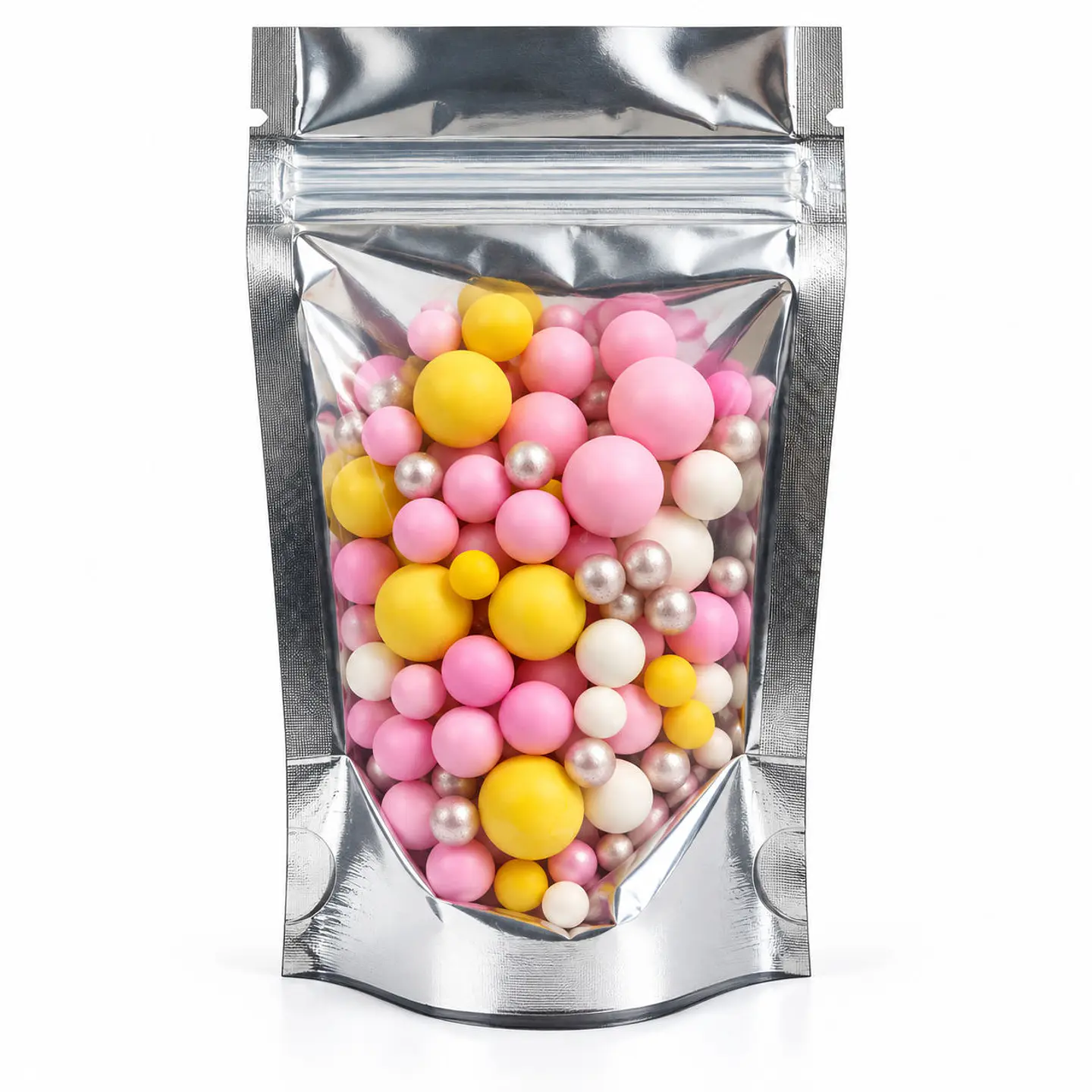 Sprinkles Mix Perlas Rosa, Amarillo y Blanco 80 g 1