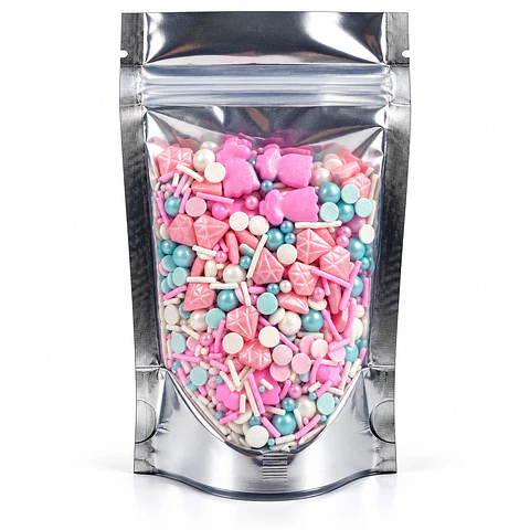 Sprinkles Mix Diamantes Rosado y Celeste 80 g