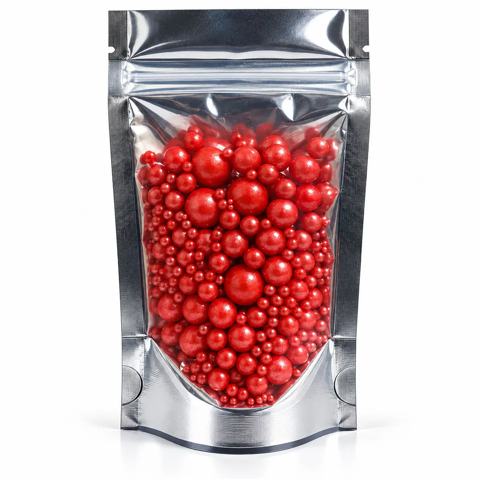 Sprinkles Perlas Rojas Multitamaño 80 g 1