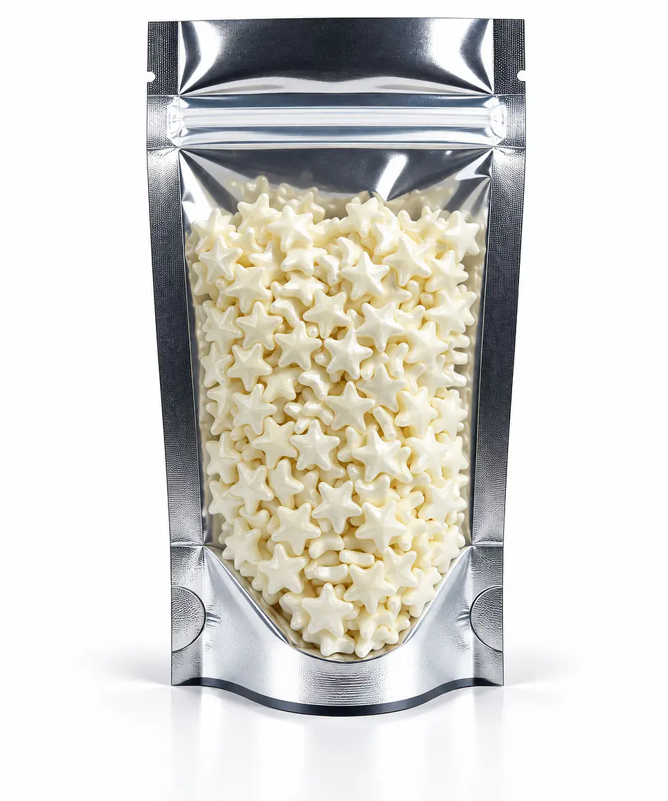 Sprinkles Estrellas Perla Blanco 80 g 1