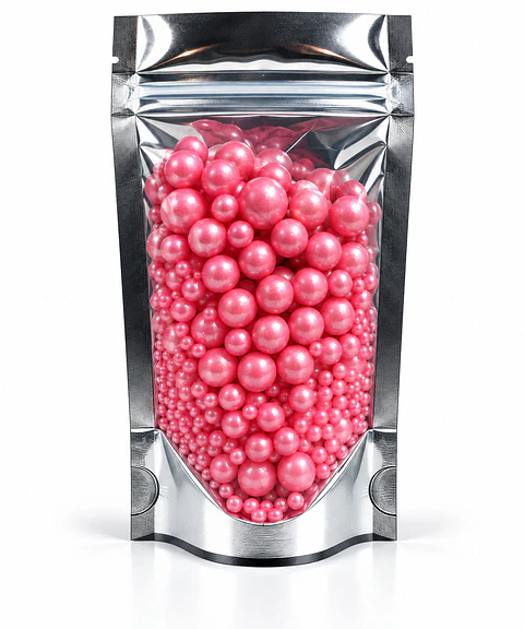 Sprinkles Perlas Rosadas Multitamaño 80 g