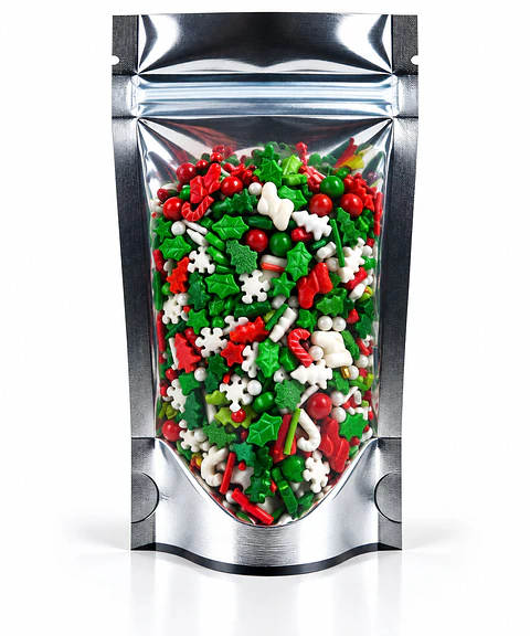 Sprinkles Mix Navidad Hojas, Bastones y Copos 80 g