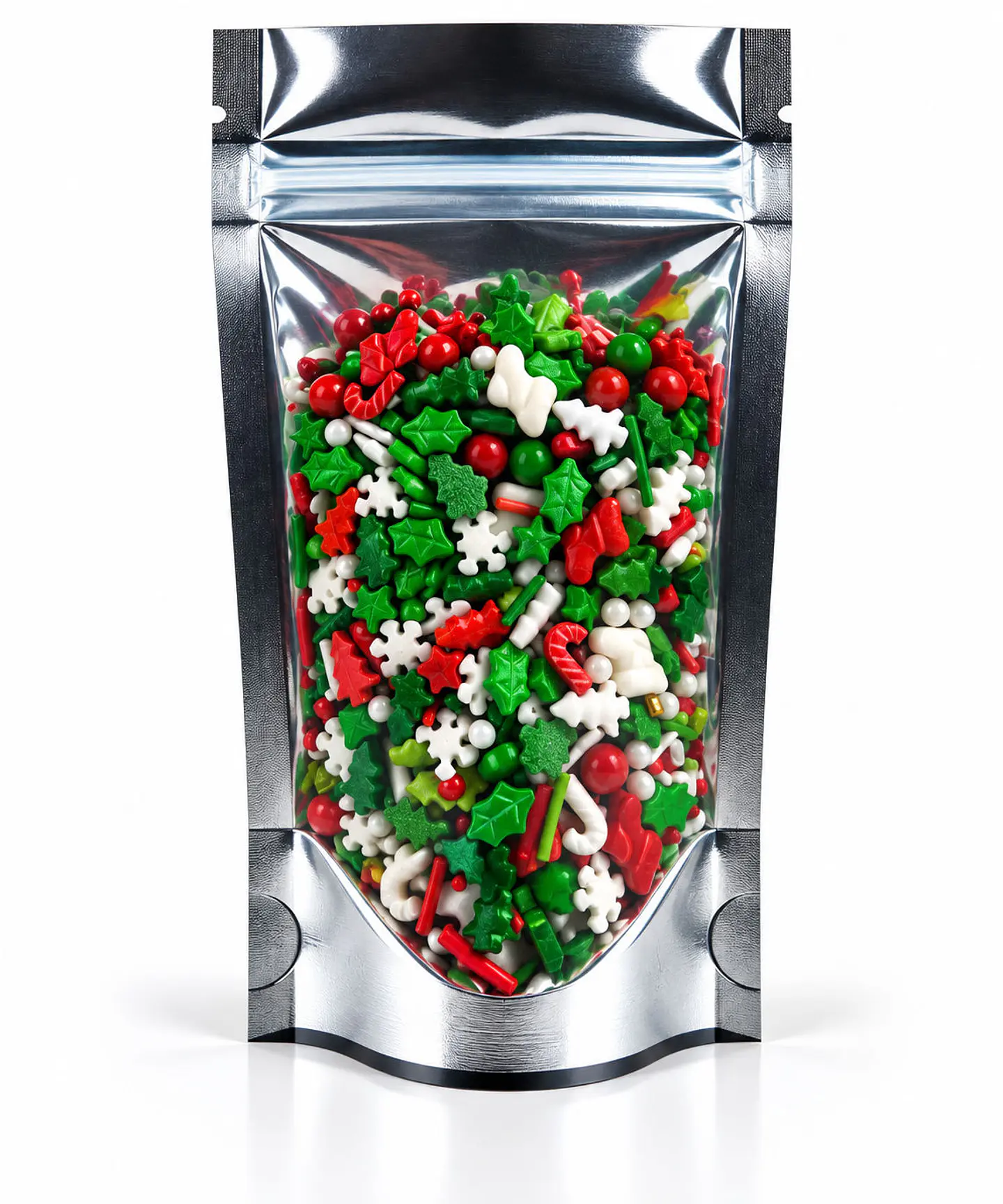 Sprinkles Mix Navidad Hojas, Bastones y Copos 80 g 1
