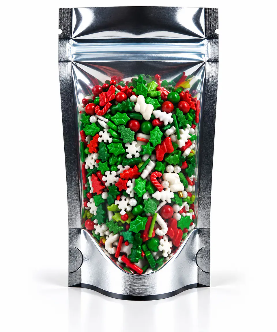 Sprinkles Mix Navidad Hojas, Bastones y Copos 80 g 1