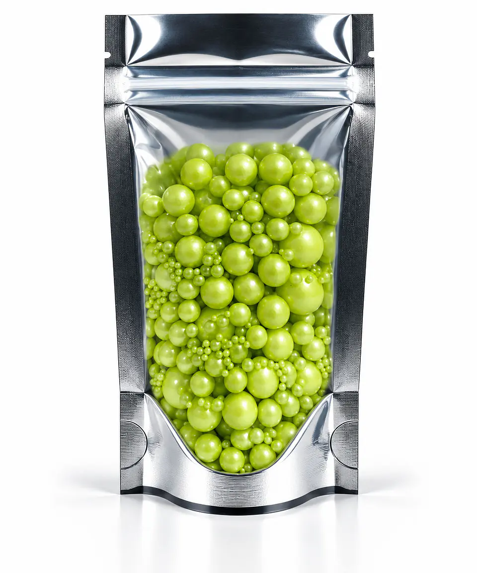 Sprinkles Perlas Verde Lima Multitamaño 80 g 1