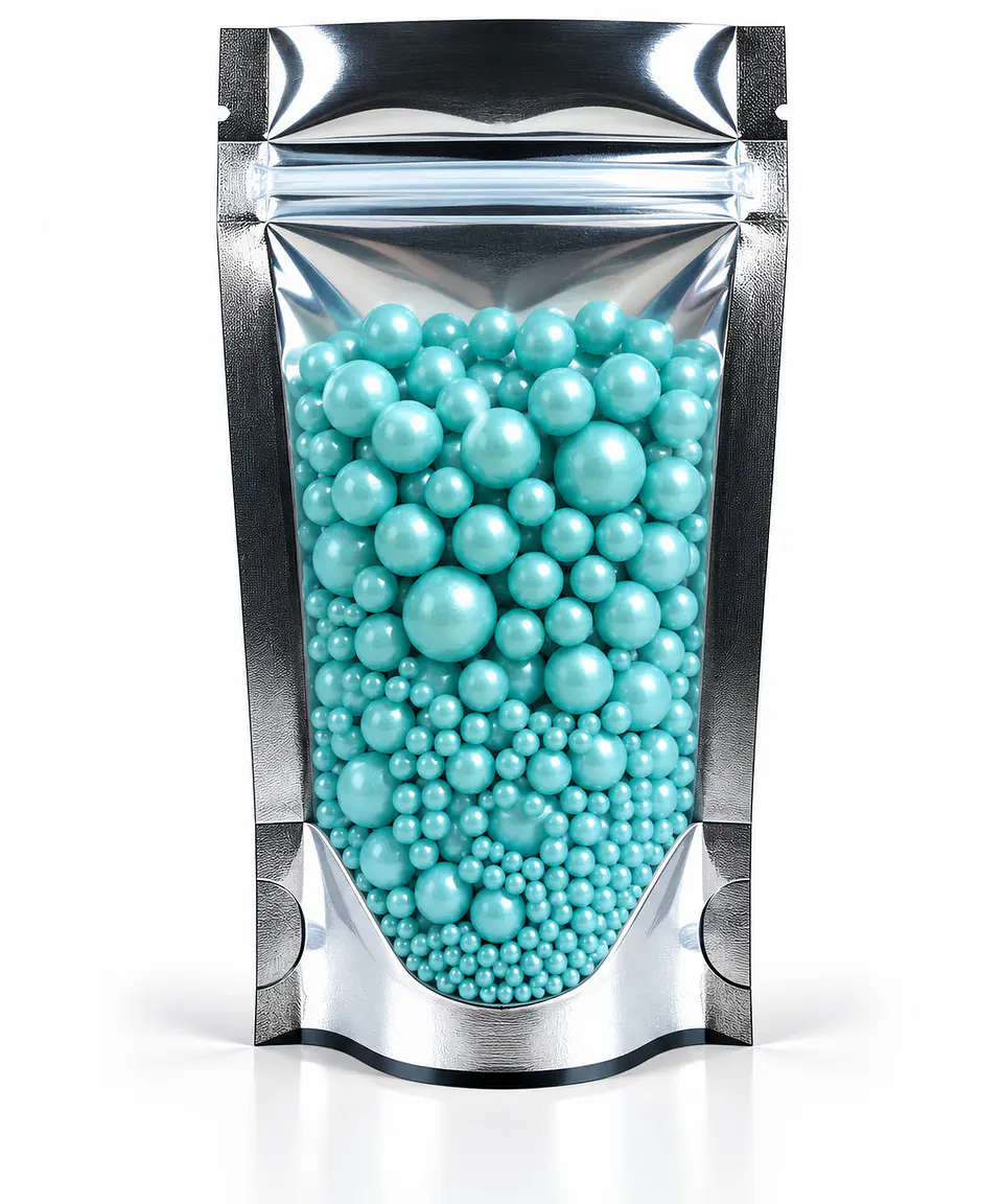 Sprinkles Perlas Turquesa Multitamaño 80 g 1
