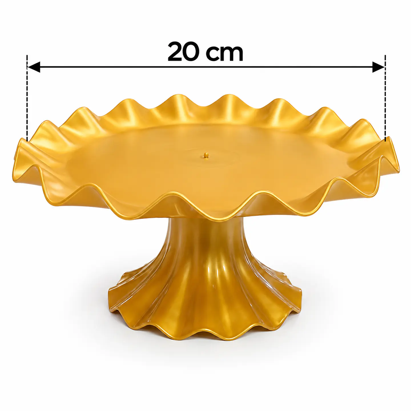 Alzador de Tortas con Borde Ondulado 20 cm 1