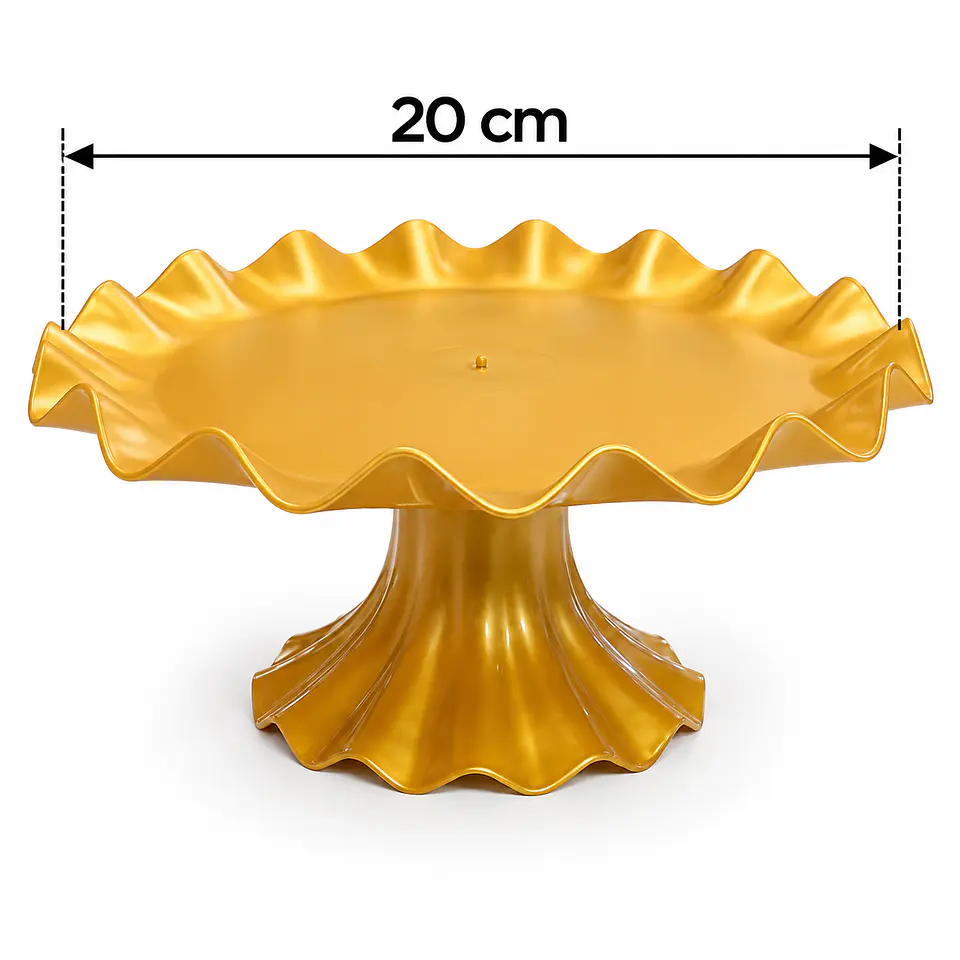 Alzador de Tortas con Borde Ondulado 20 cm 1