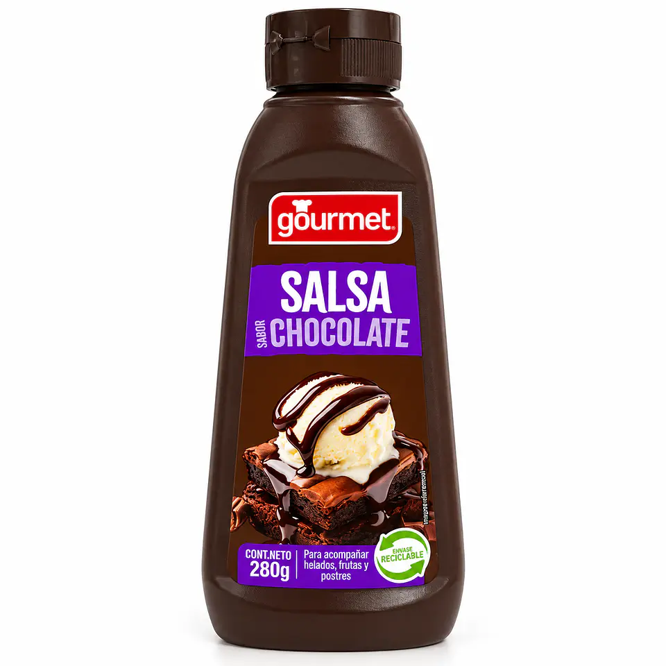 Salsa de Chocolate Gourmet 280 g 1