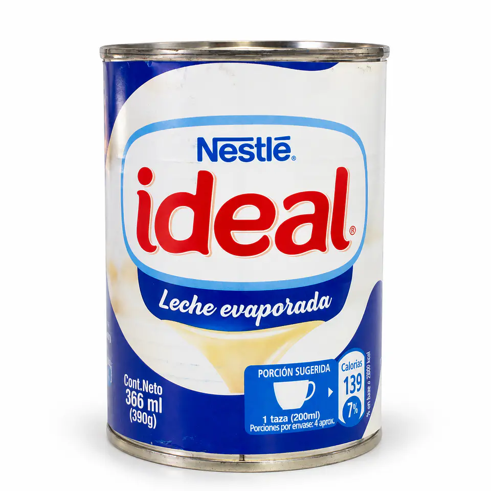 Leche Evaporada Nestlé Ideal 366 ml 1