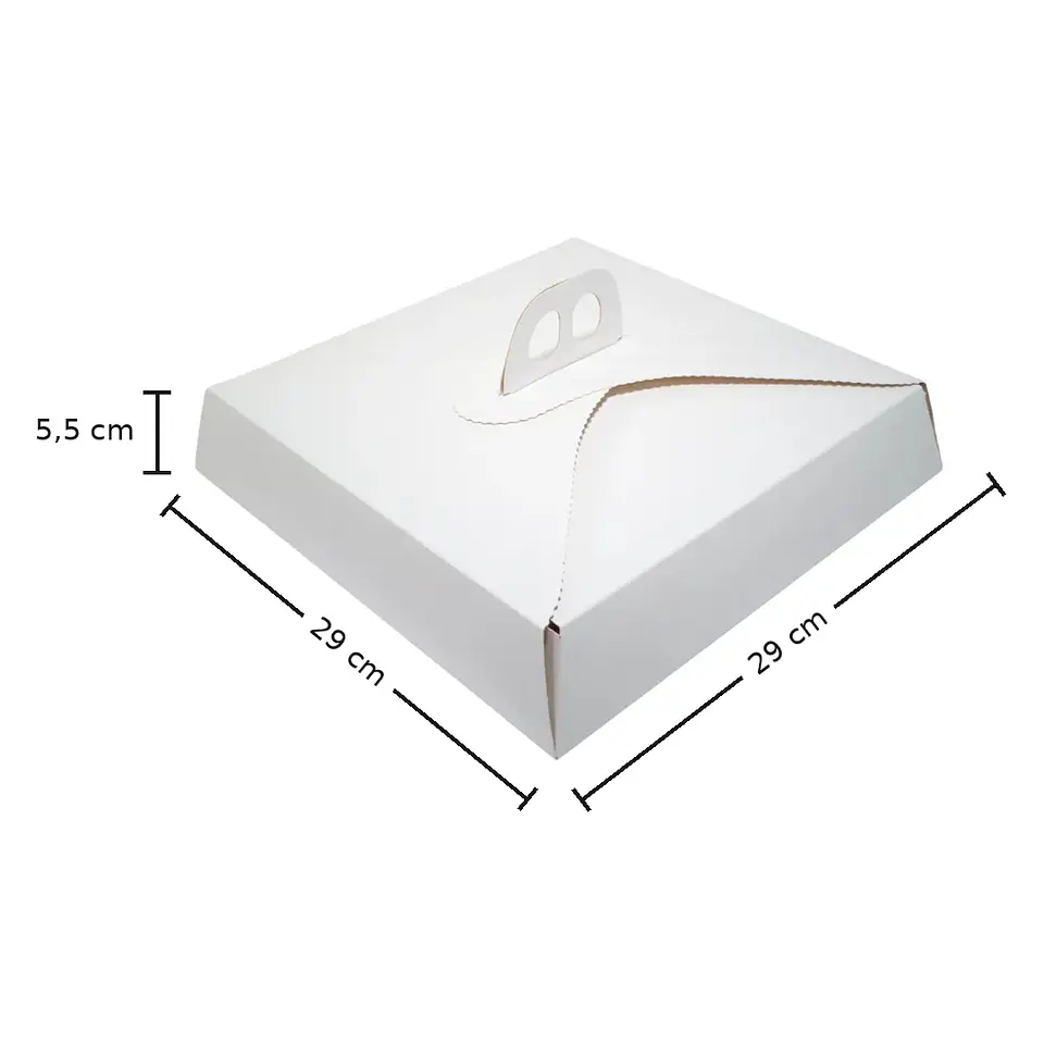 Caja para Tartaleta con Asa 29 x 29 x 5,5 cm 1