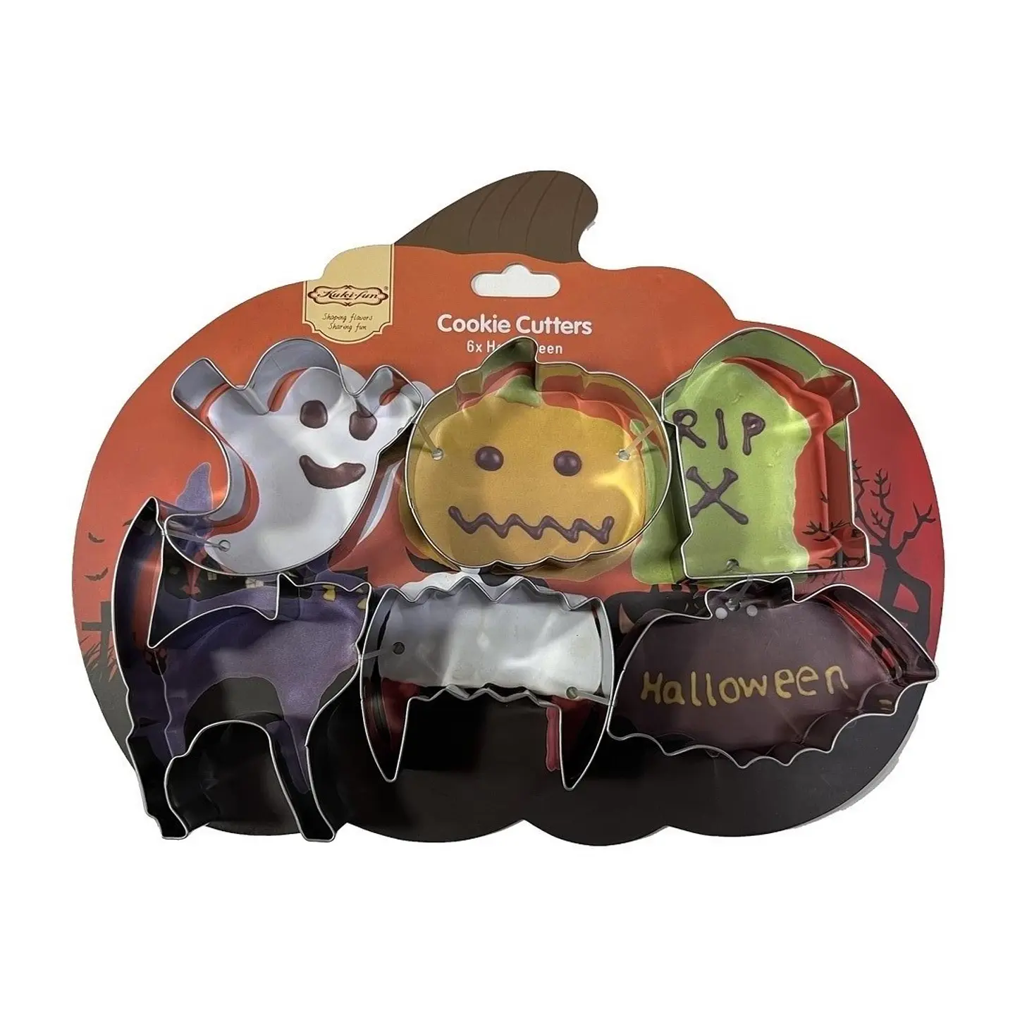 Set 6 Cortadores de Galletas Halloween Metálicos 1