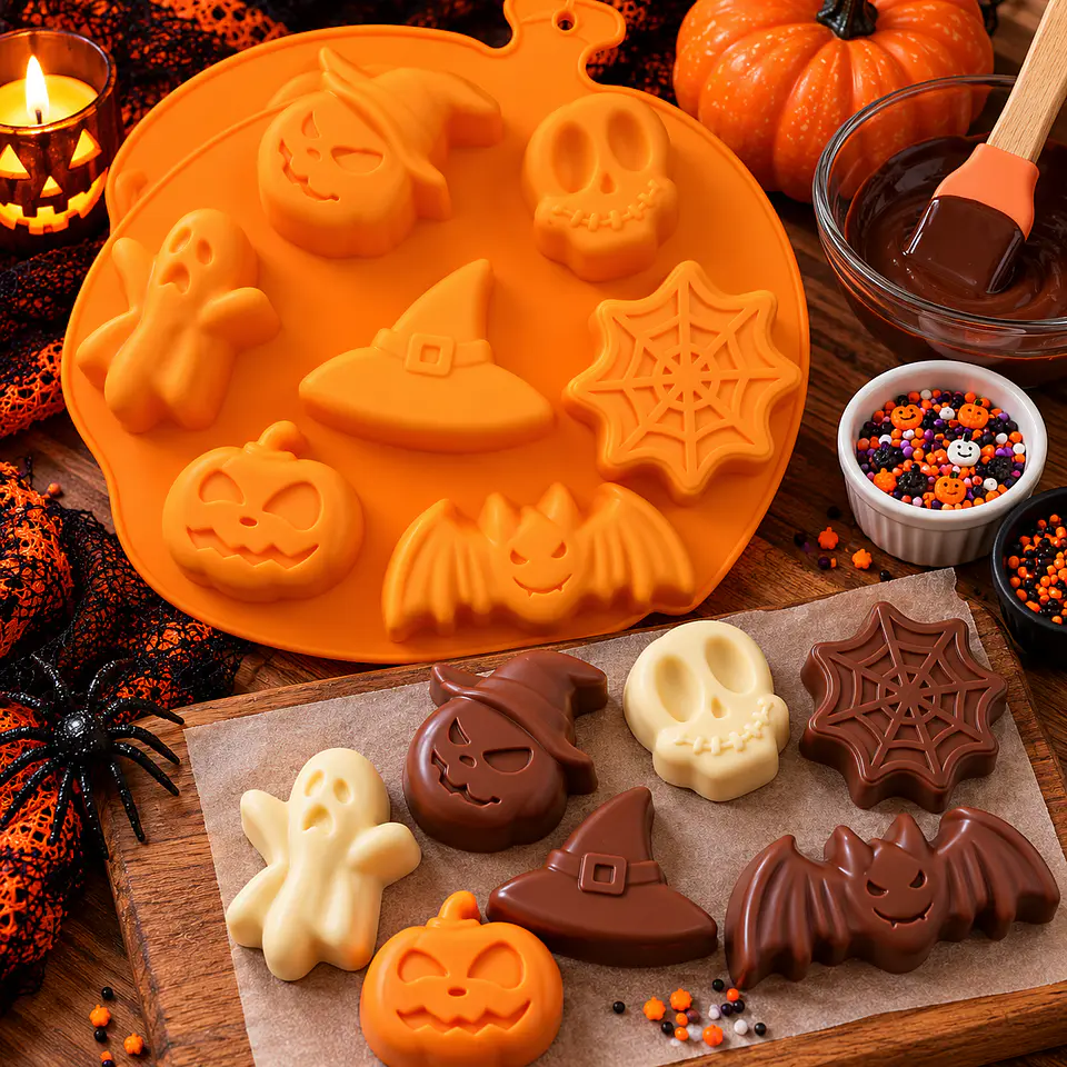 Molde de Silicona Halloween 7 Figuras 2