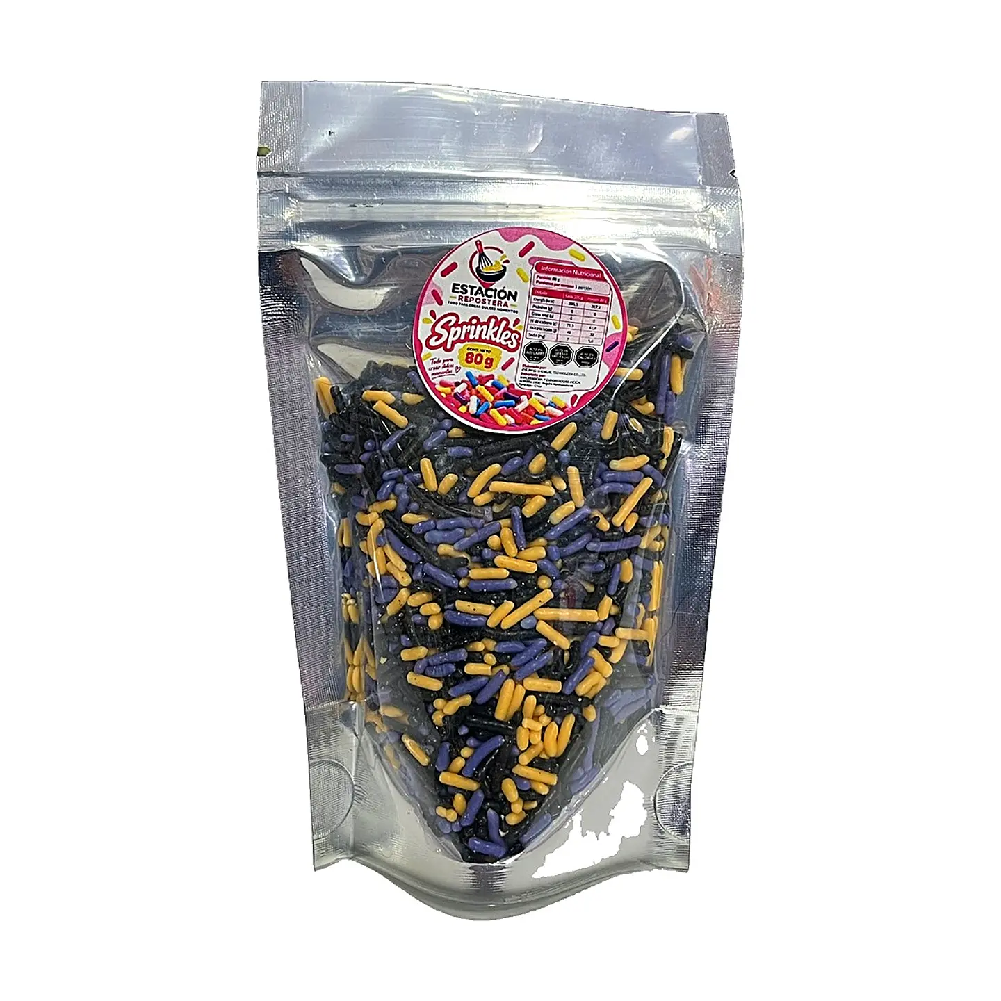 Sprinkles Halloween Negro, Morado y Amarillo 80 g 2
