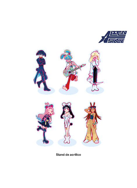 Stand de acrílico - versión conejo - Alien Stage