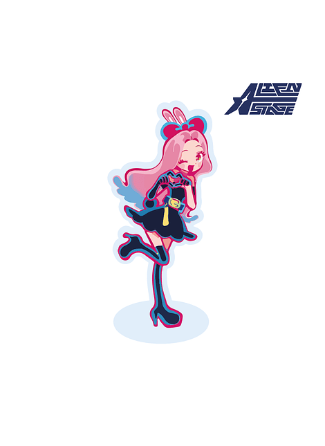 Stand de acrílico - versión conejo - Alien Stage