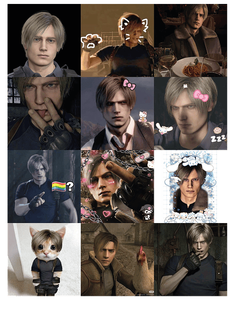 Set de sticker vinilo meme