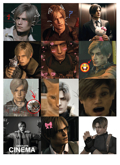 Set de sticker vinilo meme