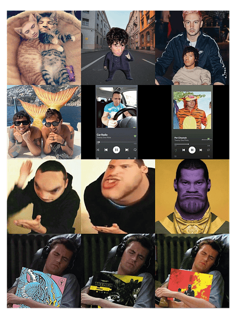 Sticker TOP de vinilo version meme