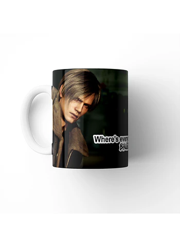 Taza Leon S. Kennedy ver. Ingles