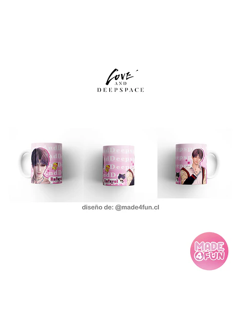 Taza Love and Deepspace - Personajes