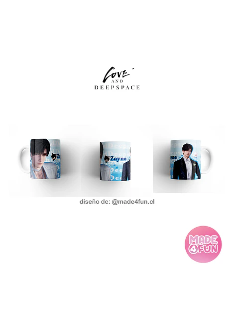 Taza Love and Deepspace - Personajes