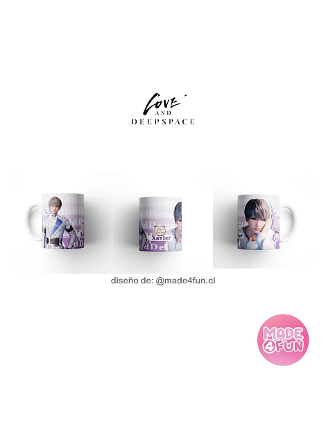 Taza Love and Deepspace - Personajes