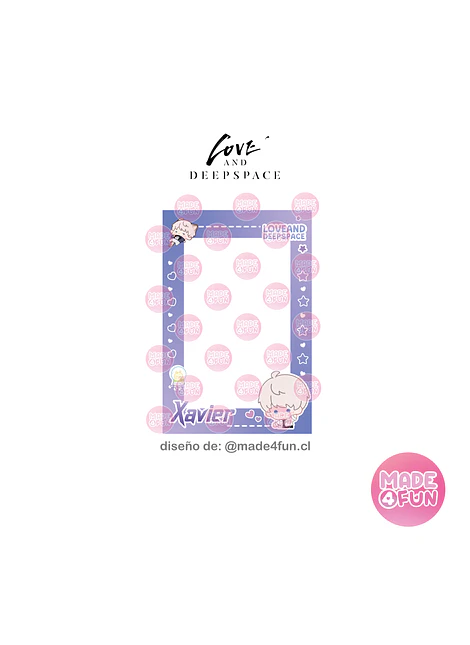 Holder - Porta Tarjeta Love and Deepspace