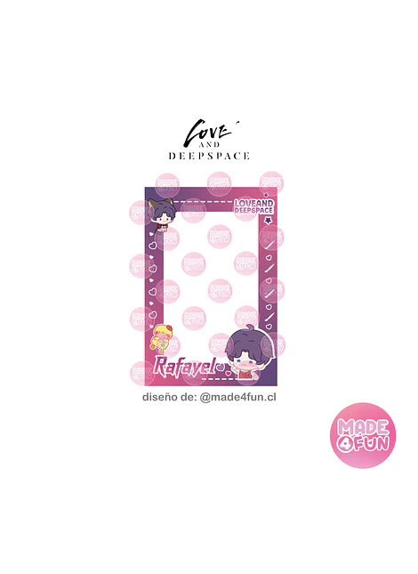 Holder - Porta Tarjeta Love and Deepspace