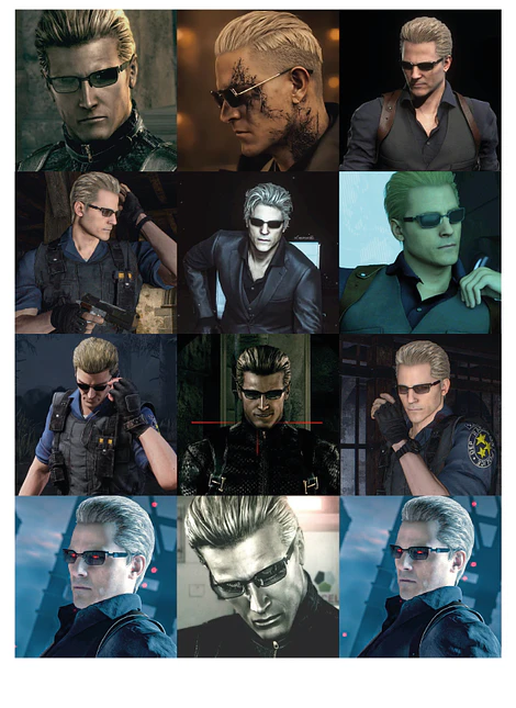 Set de sticker vinilo Resident Evil