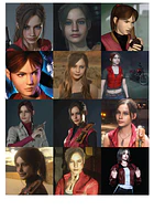 Set de sticker vinilo Resident Evil