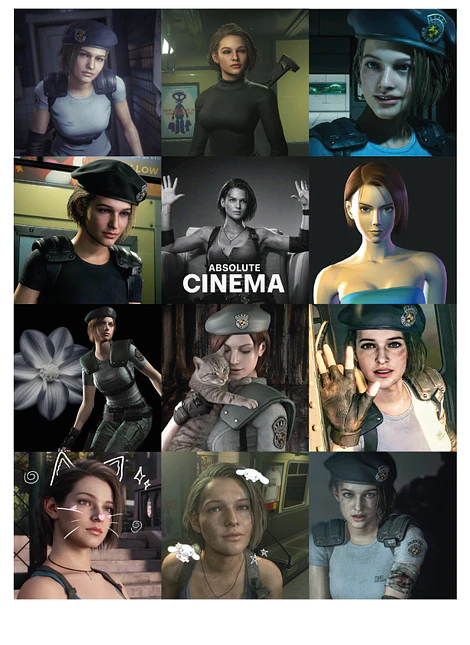 Set de sticker vinilo Resident Evil